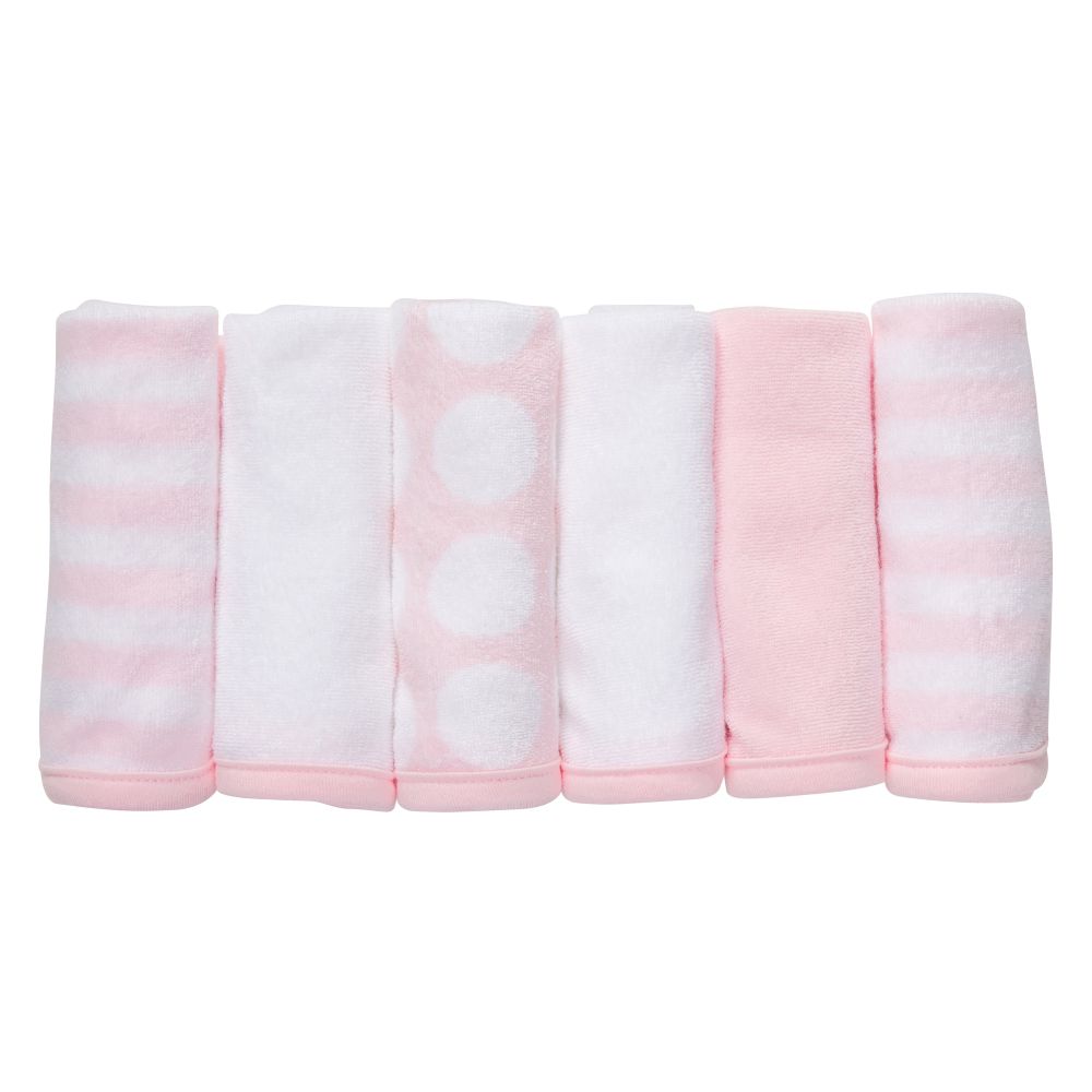 Carter's Newborn Girl's 6 Pack Knit Terry Washcloths at Sears.com