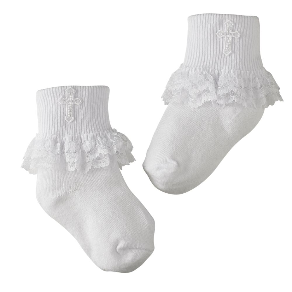 MaDonna Girl's Christening Socks at Kmart.com