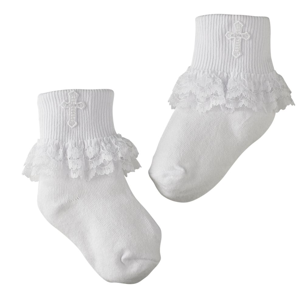 MaDonna Girl's Christening Socks at Kmart.com