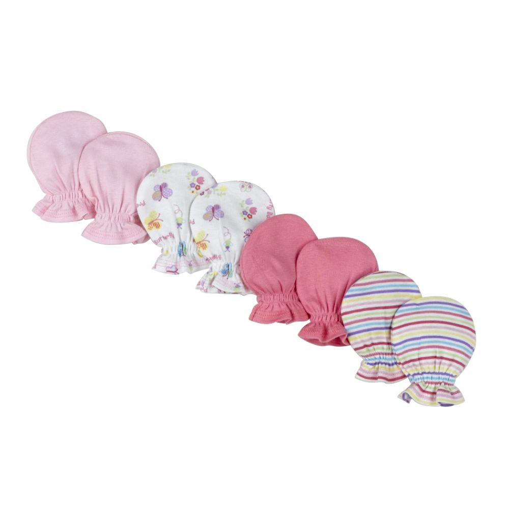 Gerber Newborn Girl's 4 Pack Mittens at Kmart.com