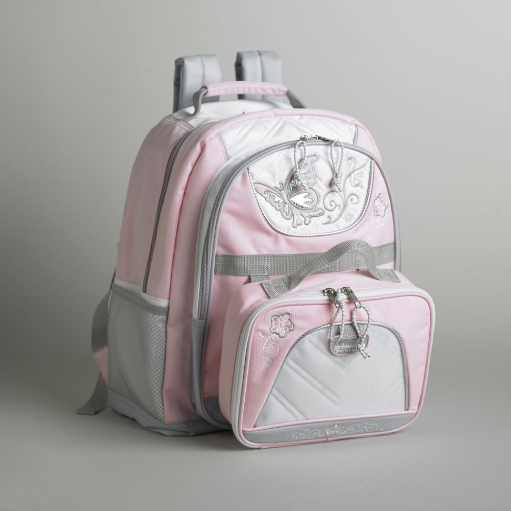 American Princess Girl's Backpack with Detachable Lunch Kit