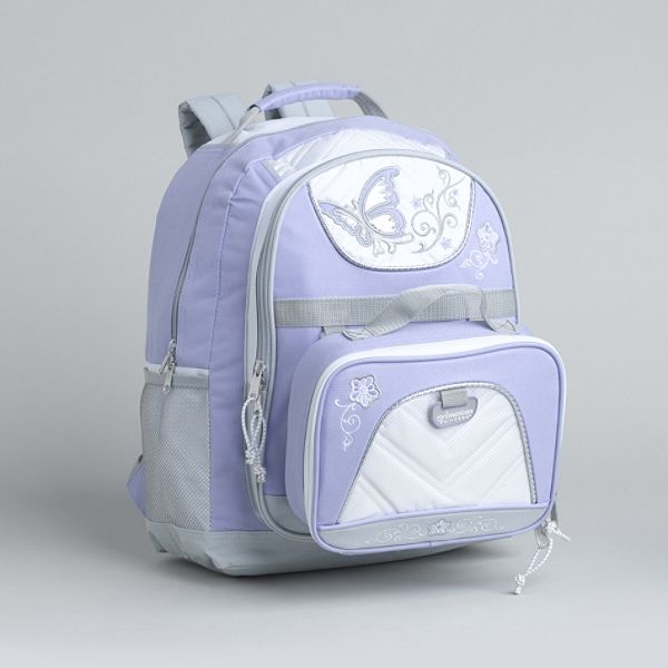 American Princess Girl's Butterfly & Flowers Lunchkit Backpack 