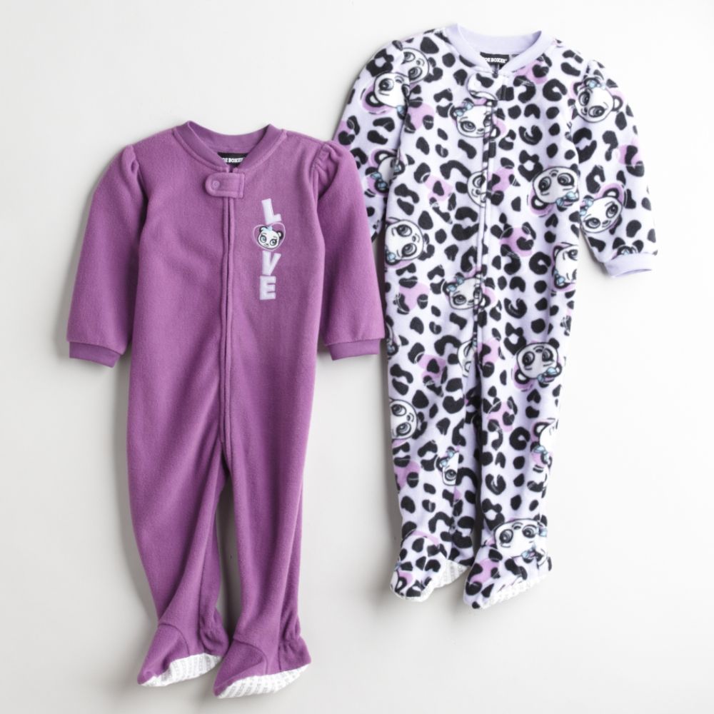 Joe Boxer Infant Girls 2Pack Blanket Sleepers
