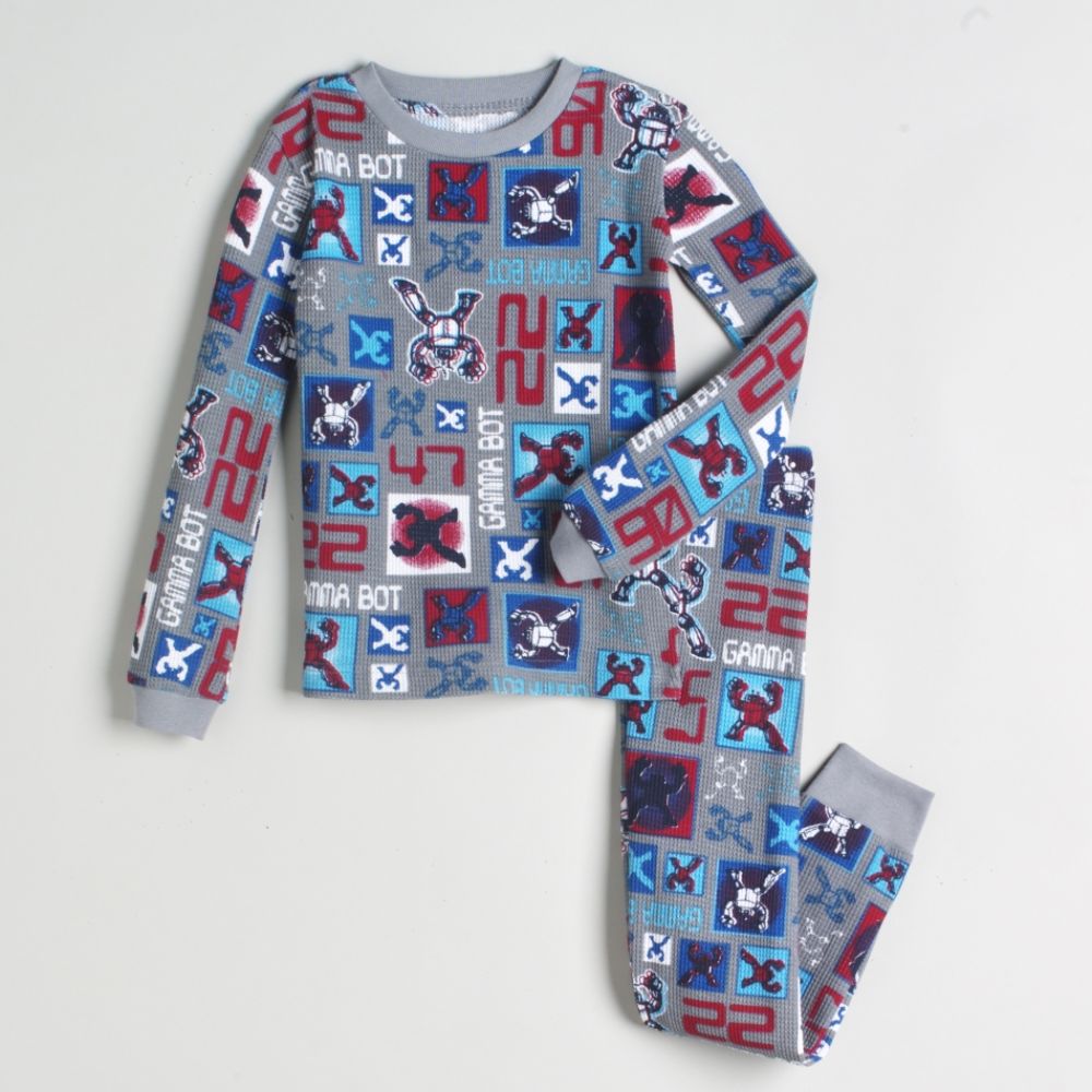 Joe Boxer Boy's 4-12 Robot Themed Thermal Underwear Set by 