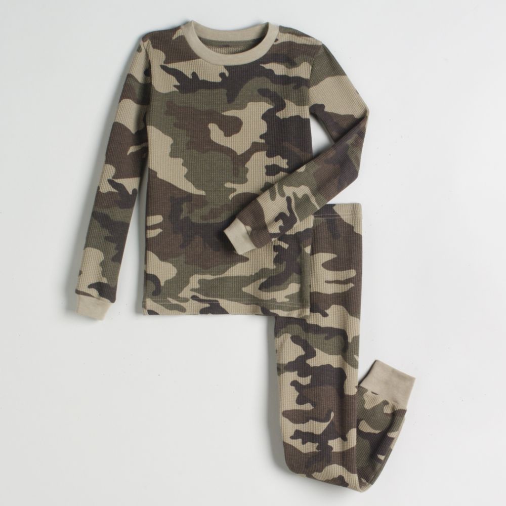 Joe Boxer Boy's 4-12 Camouflage Thermal Underwear Set by 