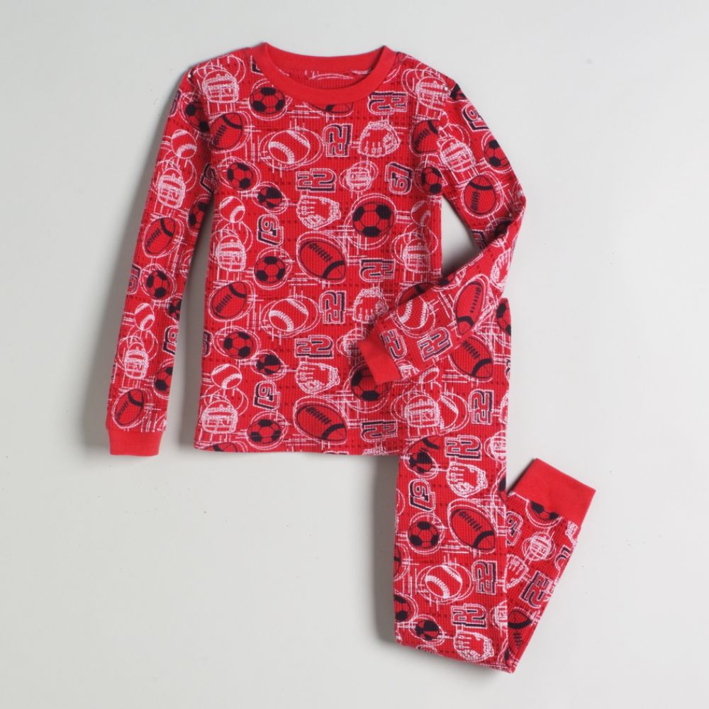 Joe Boxer Boy's 4-12 Sports Themed Thermal Underwear Set by 