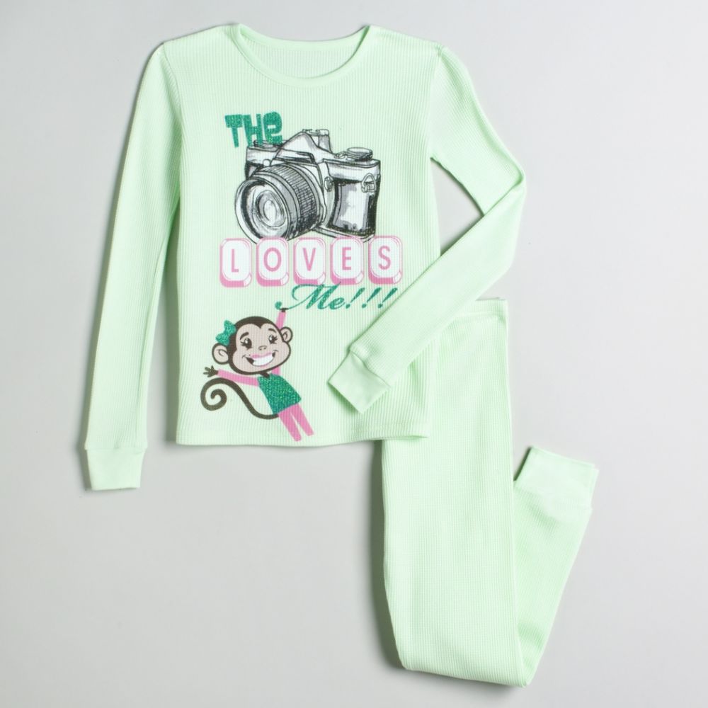 Joe Boxer Girl's 4-12 Camera Love Thermal Underwear Set by 