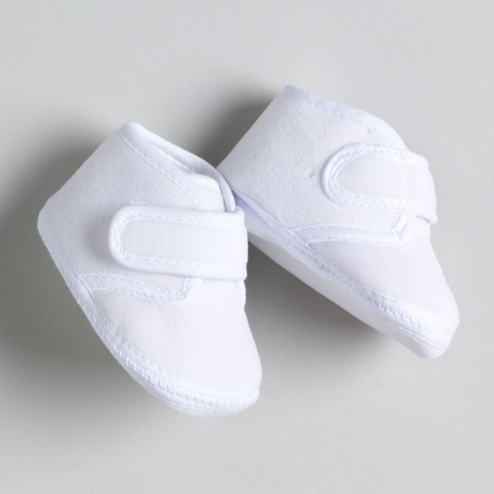 Little Wonders Newborn Unisex Velcro Strap Velour Crib Bootie -Size 0-3 Months at Sears.com