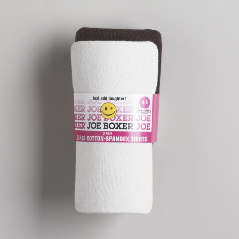 Joe Boxer Girls 410 Solid Knit Tights