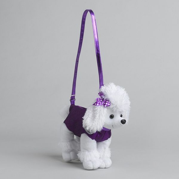 Confetti Girl's Glittered Poodle Purse
