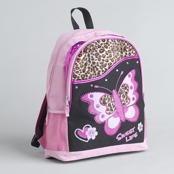 Confetti Girl's Butterfly Print Backpack 