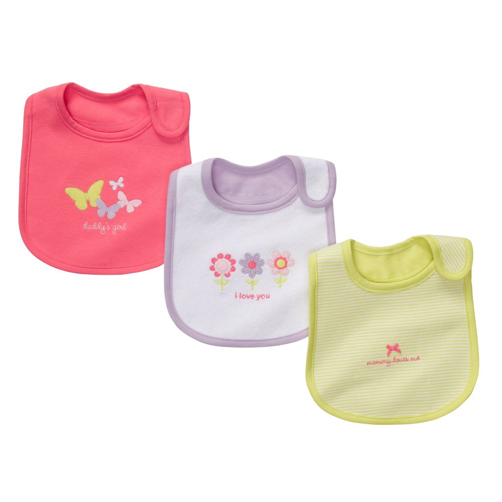 Carter's Newborn Girl's 3 Pack Teething Bibs at Sears.com