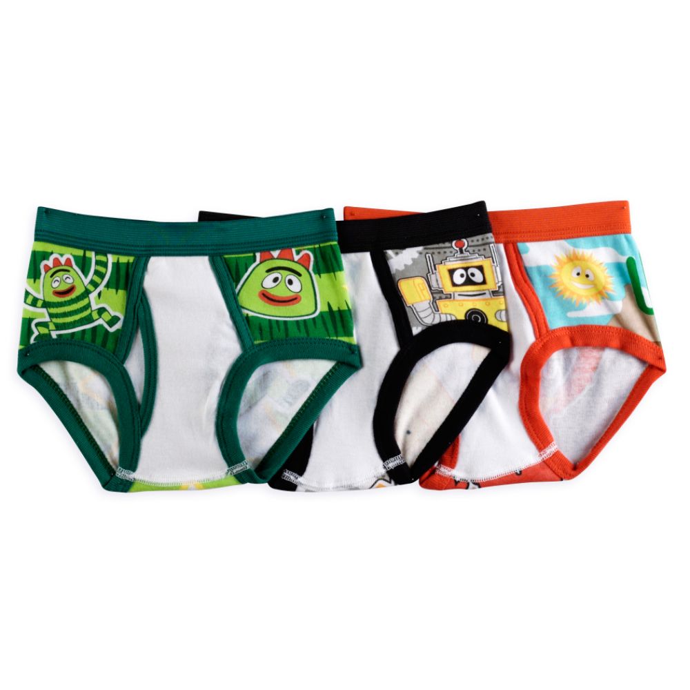 Yo Gabba Gabba Toddler Boy's 3-Pack Briefs Multi;Multi-color