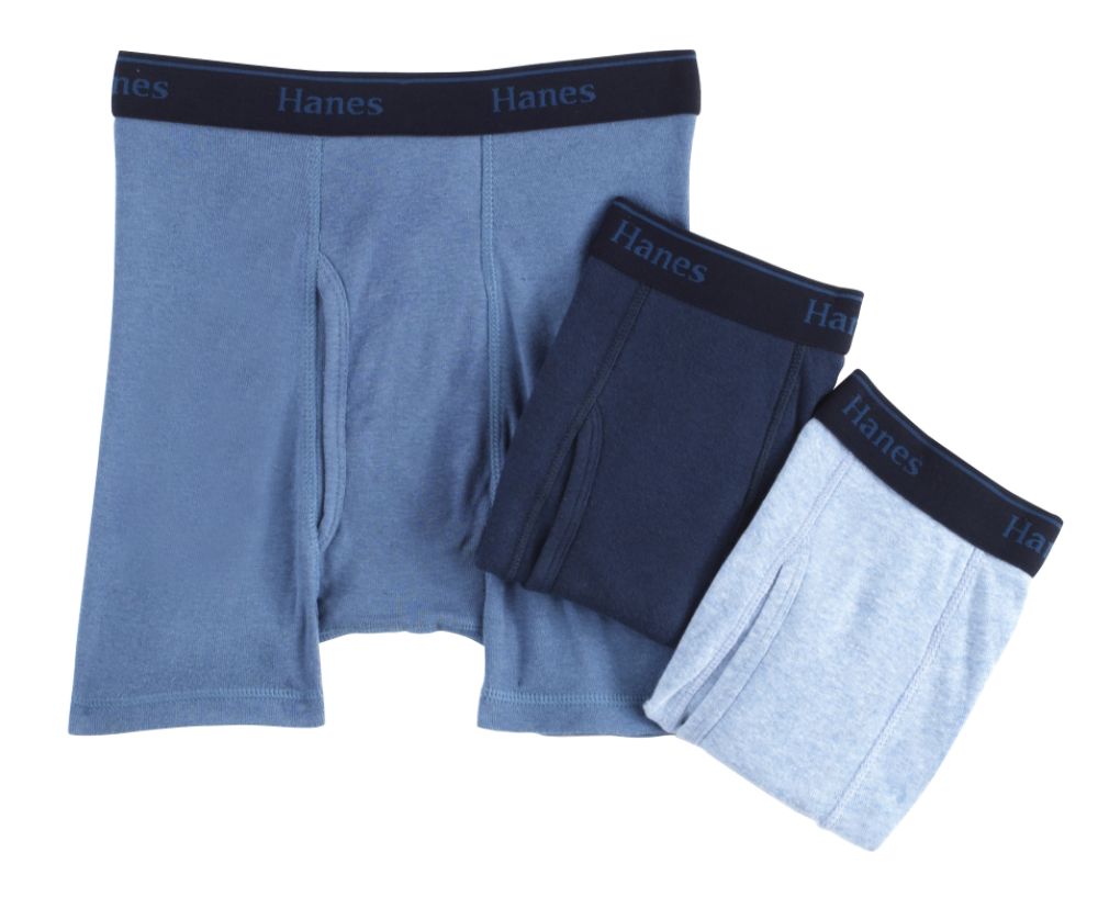 Hanes Boy's 6-20 Boys 3-Pack Boxer Brief