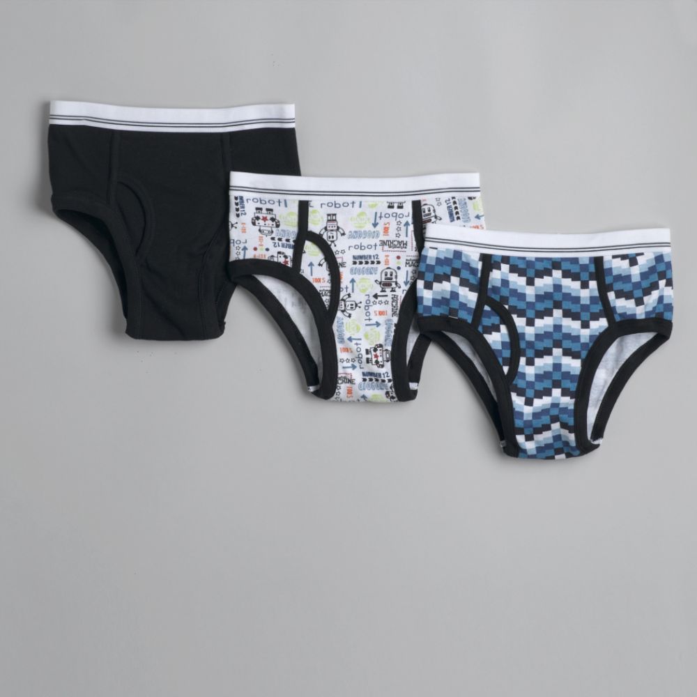 Joe Boxer Boy's 4-20 Robot Print 3-Pack Briefs at Sears.com