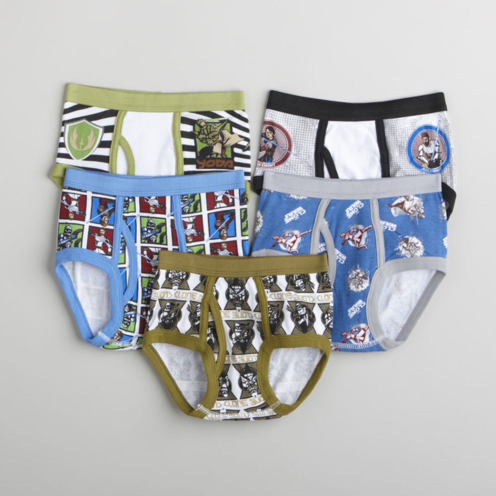 Clone Wars Boy's 6-8 Five-Pack Assorted Graphic Briefs at Sears.com