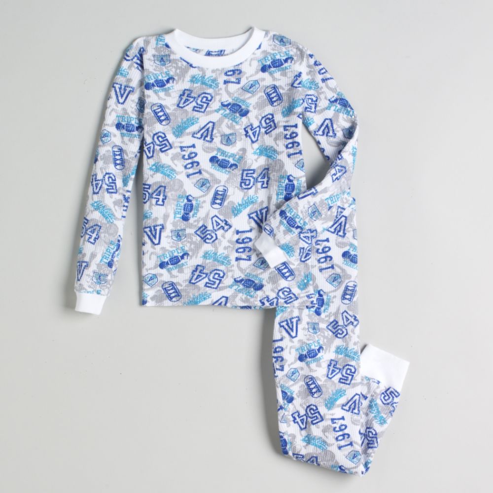 Joe Boxer Boy's 4-12 Varsity Sports Thermal Underwear Set