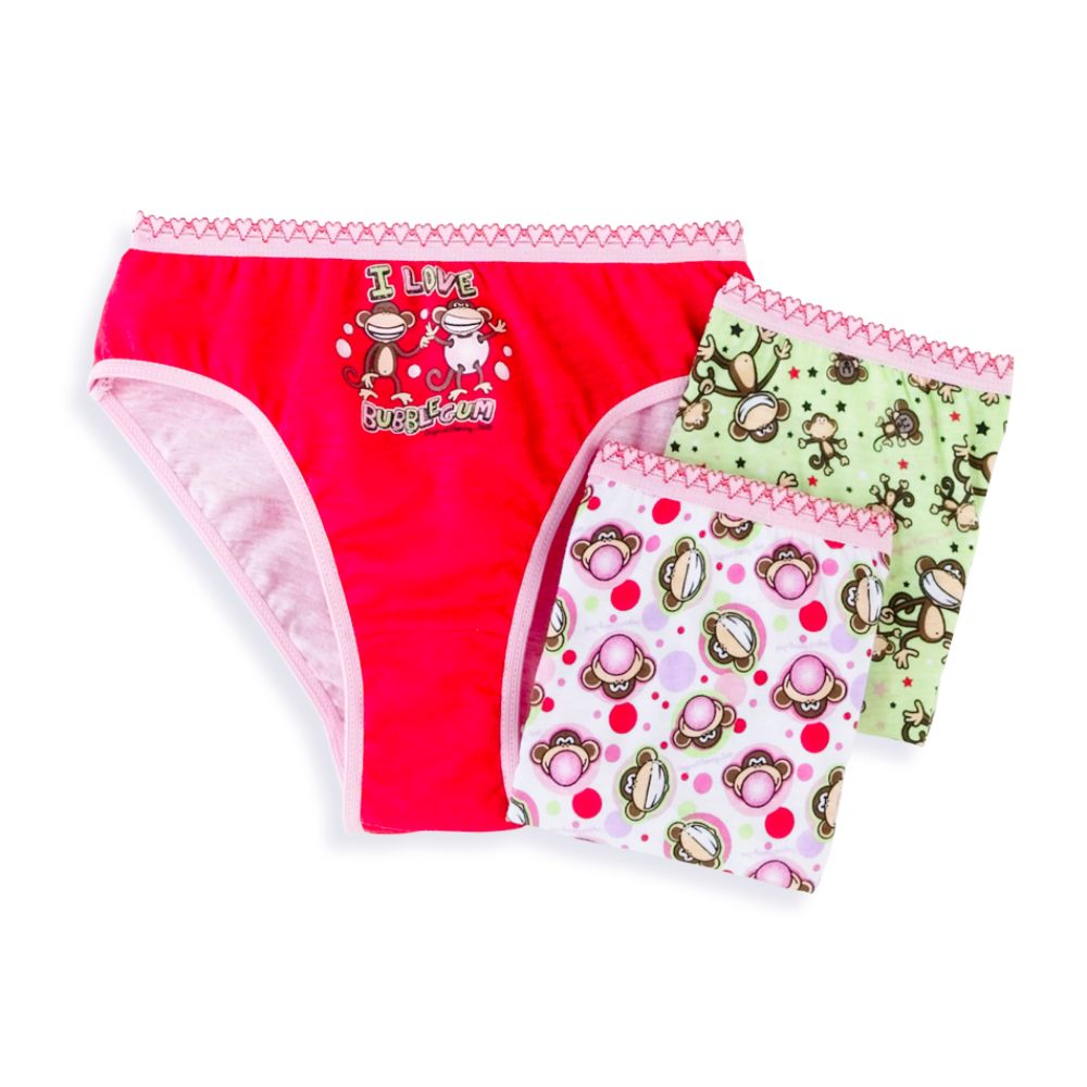 Bobby Jack Girl's 4-10 3 Pack Bobby Jack Bikinis