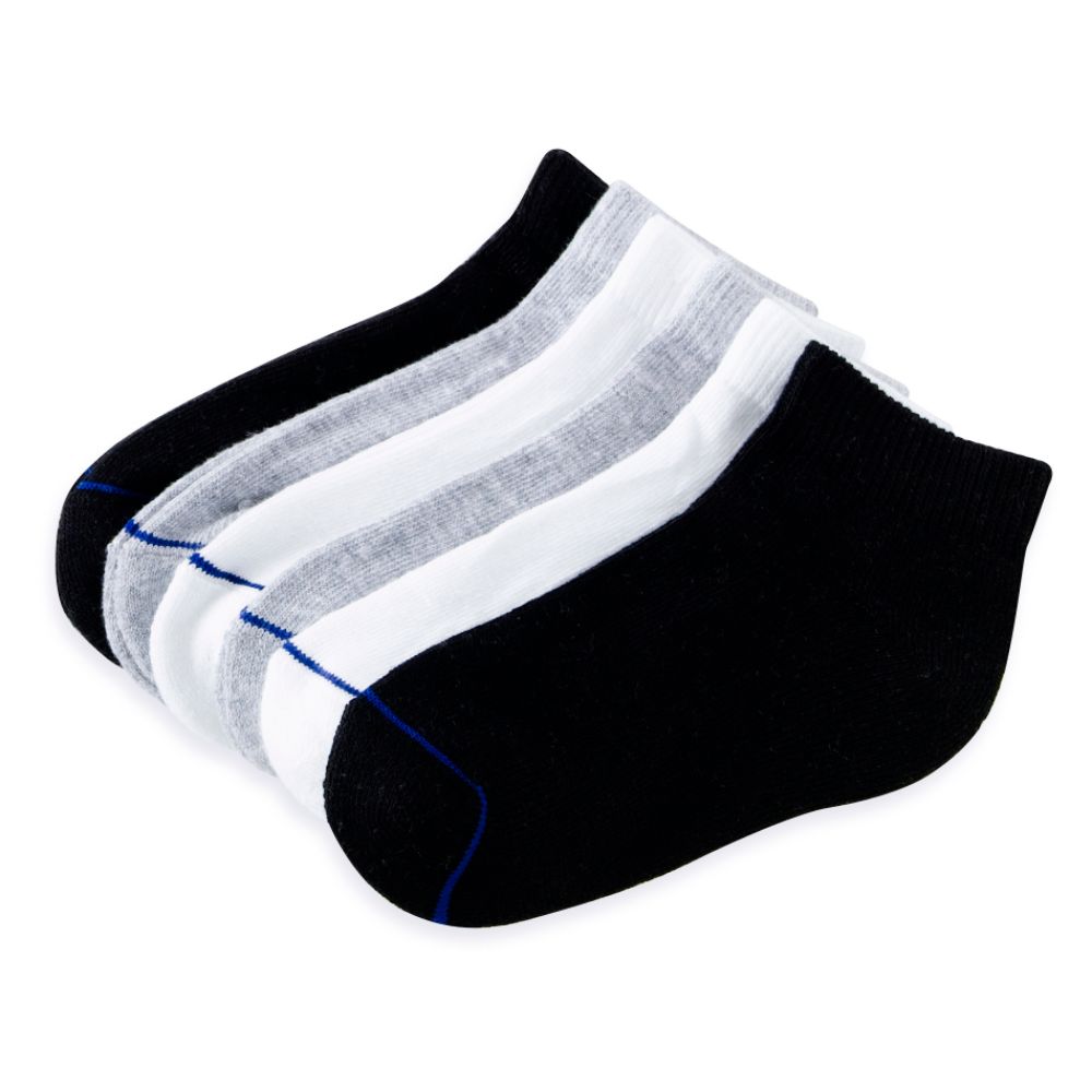 TKS Boy's 4-20 6 Pack 1/2 Cushion Low Cut