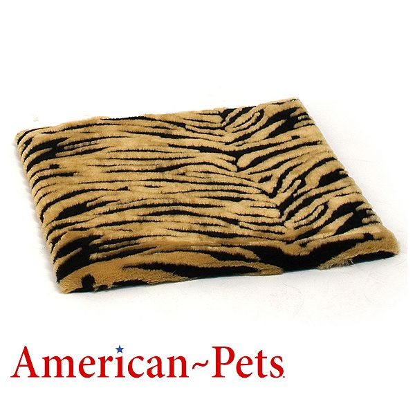 American Pets Small Gold And Black Tiger Animal Print Wild Thing Pad WTP-G&B