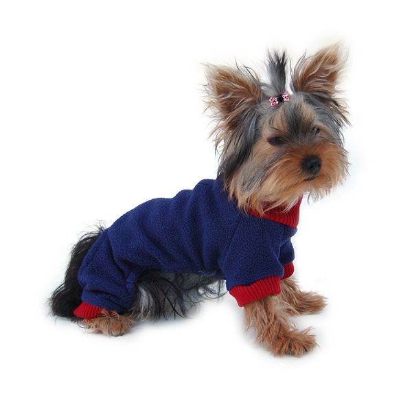 Anima Fleece Pajamas - Small - Blue/red S05-6-S