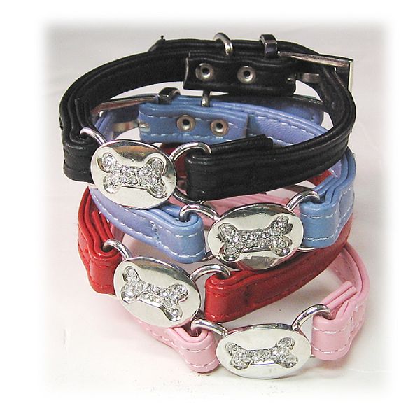 Anima 14" Lovely Bone Leather Collar BD008-14