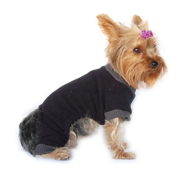 Anima Fleece Pajamas-black-xs S05-Black-XS
