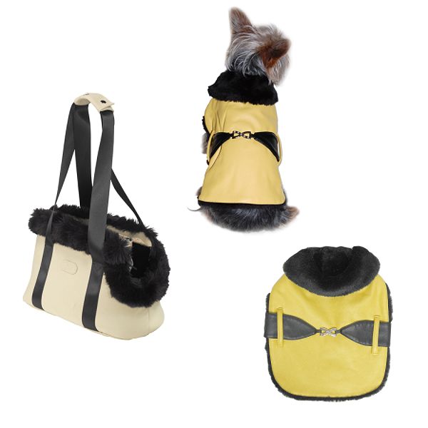 Anima Designer Carrier With Matching Coat-tan-s F286TS