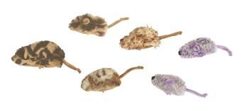 Kong Company Drn Toy Mice Purple/Grey