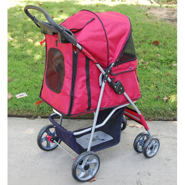 Anima Pet Stroller - Red Stroller-92152