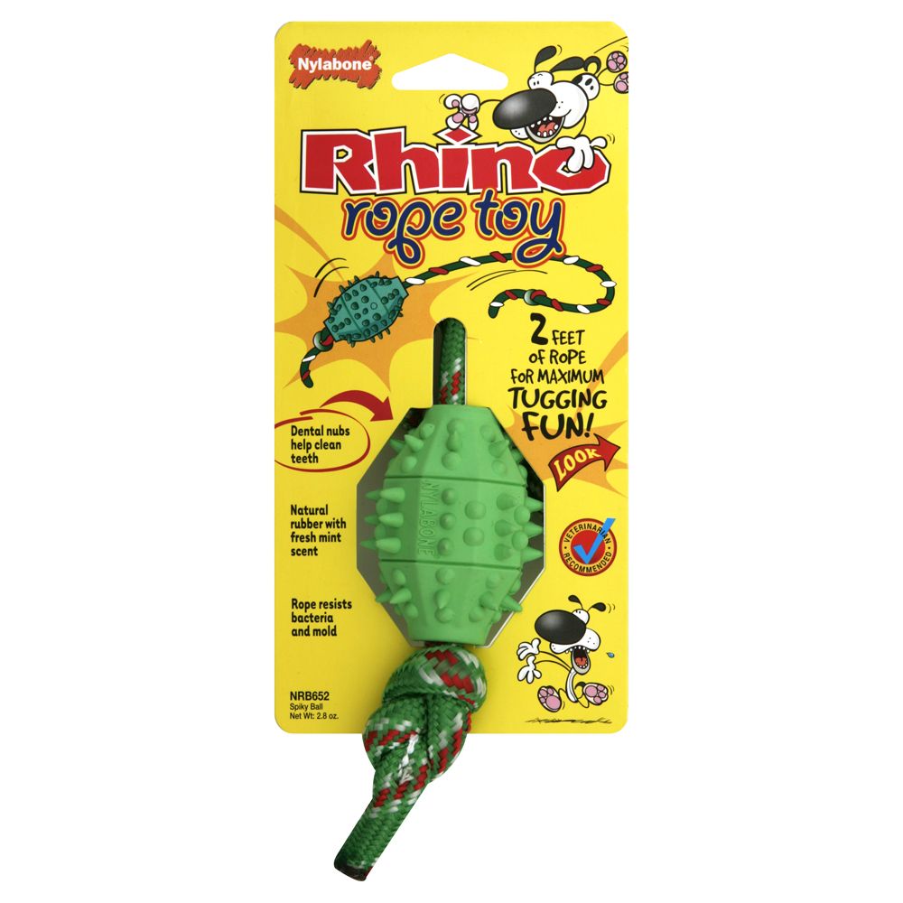 Tfh Publications Inc. Nylabone Rhino Rope Toy, 1 toy [2.8 oz (79 g)] at Kmart.com