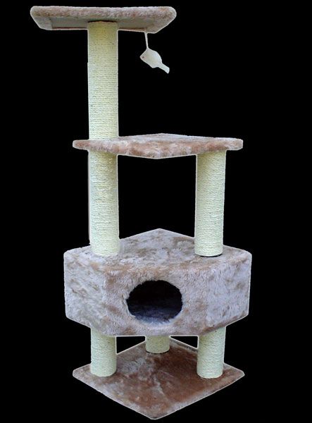 Majestic Pet Products 52" Kitty Cat Tree Furniture House Post Scratcher Condo Scratching Post at Kmart.com