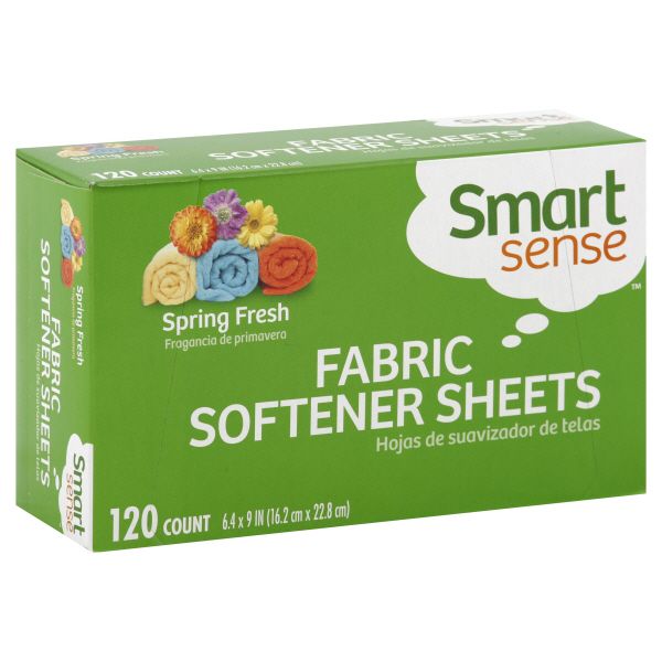 Smart Sense Fabric Softener Sheets, Spring Fresh, 120 count at Kmart.com
