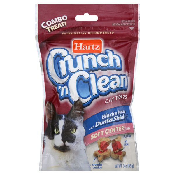 Hartz Crunch 'n Clean Cat Treats, Soft Center, Tuna Flavor, 3 oz (85 g) at Kmart.com