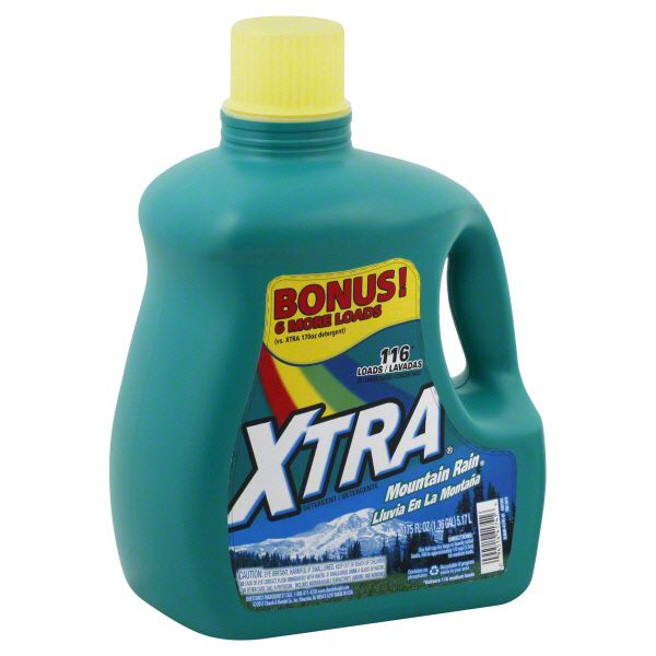 XTRA Detergent, 2X Concentrated, Mountain Rain, 175 fl oz (1.36 gl) 5.17 lt at Kmart.com