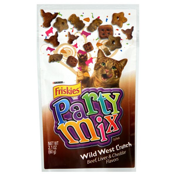 Friskies Party Mix Cat Treats, Wild West Crunch, 2.1 oz (60 g) at Kmart.com