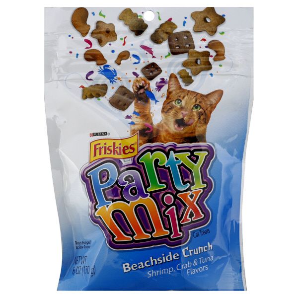 Friskies Party Mix Cat Treats, Beachside Crunch, 6 oz (170 g) at Kmart.com