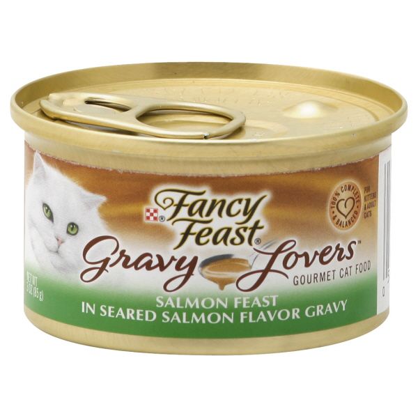 Fancy Feast Gravy Lovers Cat Food, Gourmet, Salmon Feast, 3 oz (85 g) at Kmart.com