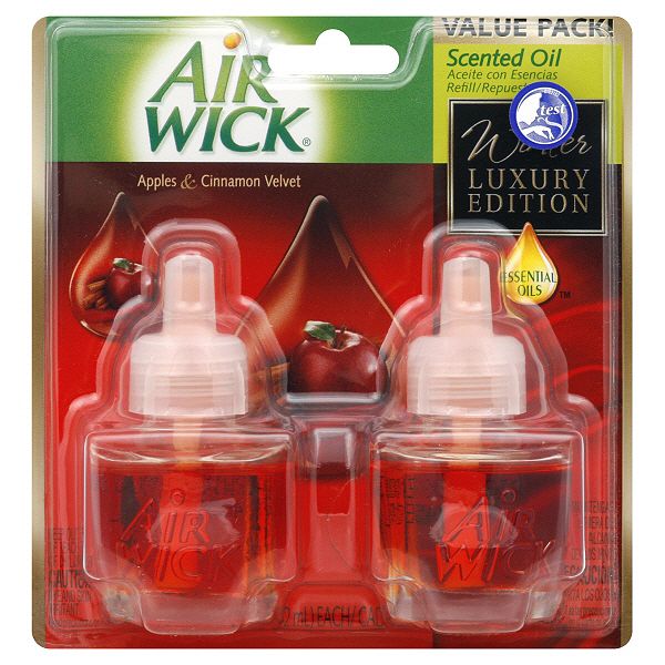 Air Wick Winter Luxury Edition Scented Oil Refills, Apple & Cinnamon 80420