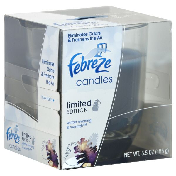 Febreze Candles, Winter Evening & Warmth, 5.5 oz (155 g)