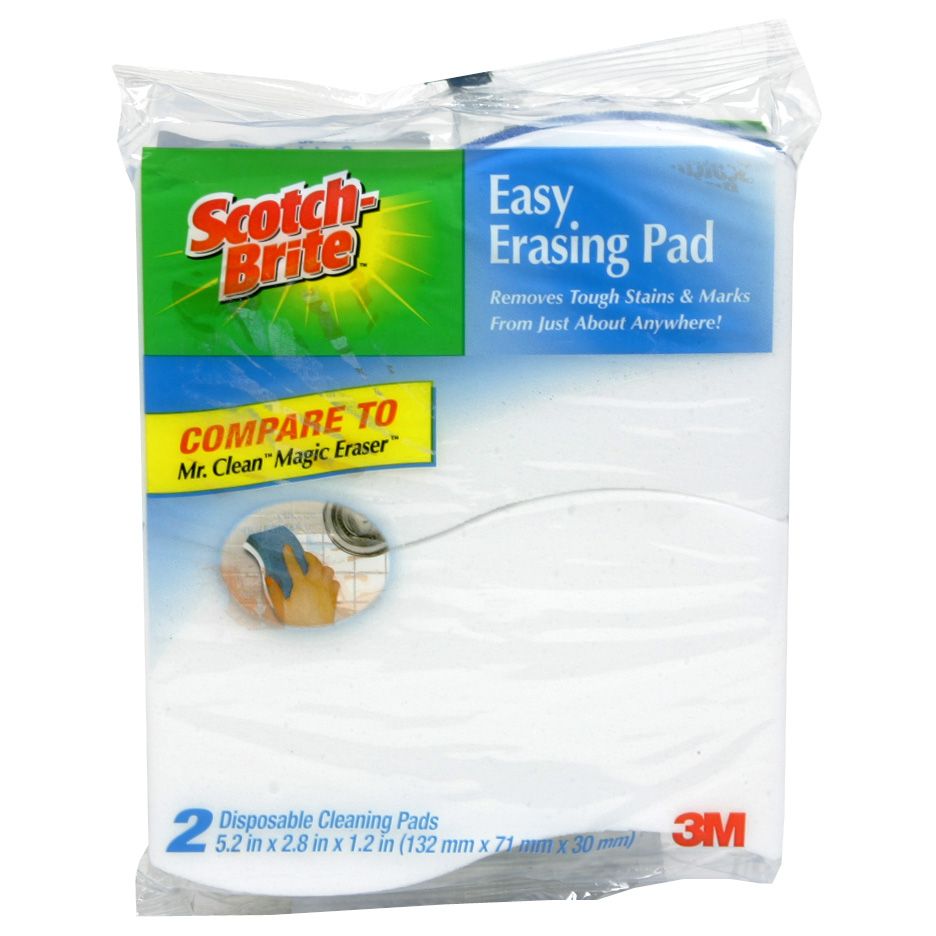 Scotch-Brite&nbsp; Easy Erasing Pad, 2 pads