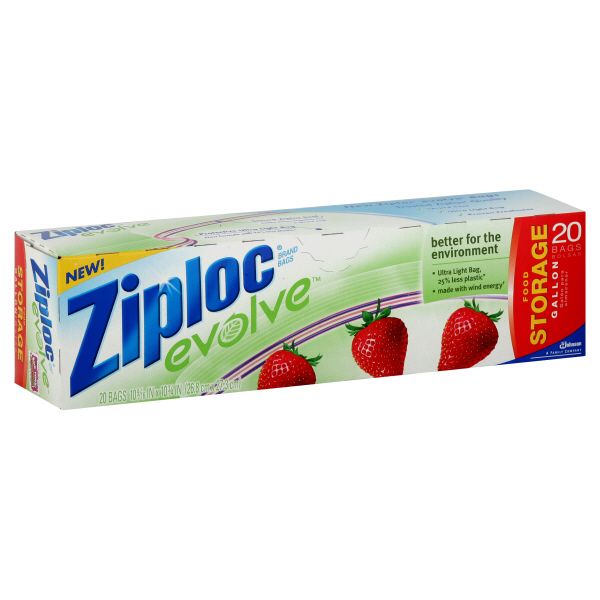 Ziploc Evolve Food Storage Bags, Gallon, 20 bags at Kmart.com