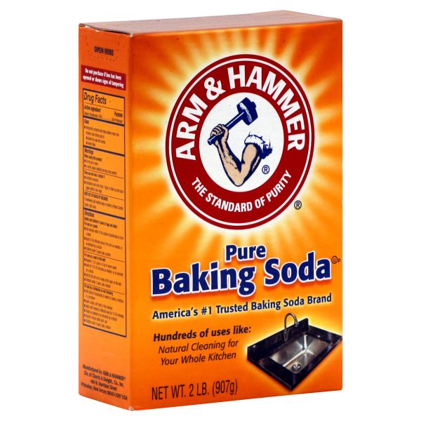 Arm & Hammer Baking Soda, Pure, 2 lb (907 g)