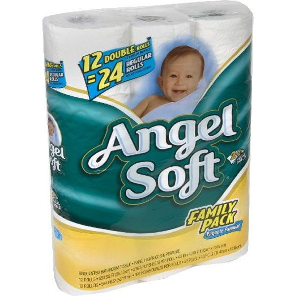 Angel Soft Double Rolls 12 Count Pack