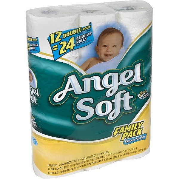 Angel Soft Double Rolls 12 Count Pack 76316