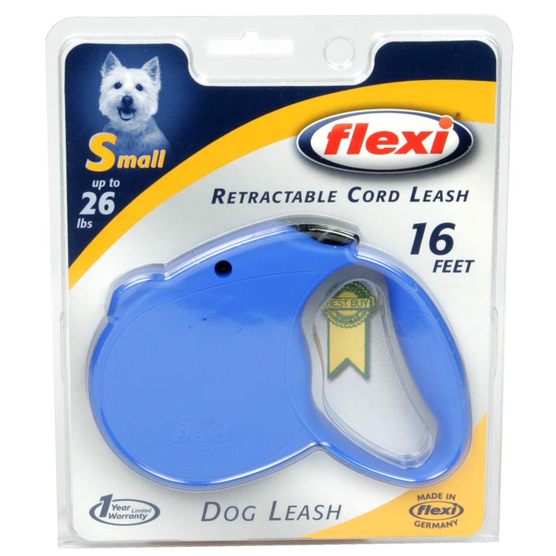Flexi Retractable Cord Leash, 16 Feet, Small (Up to 26 lbs), 1 leash at Kmart.com