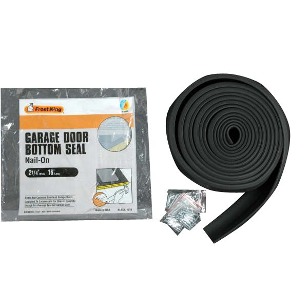 Frost King Rubber Garage Door Bottom Kit, 2-1/4 in. x 16ft. - EPDM Rubber at Sears.com