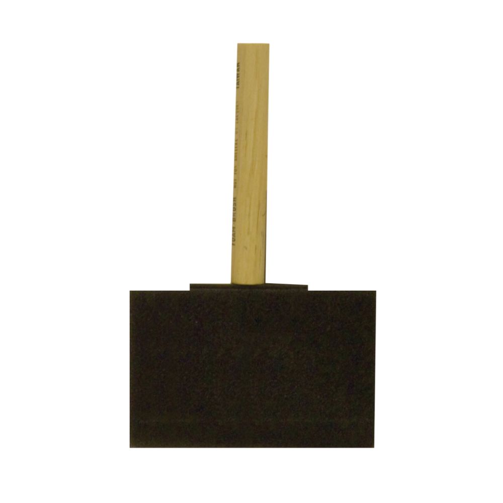 4 in. Foam Brush with Wood Handle