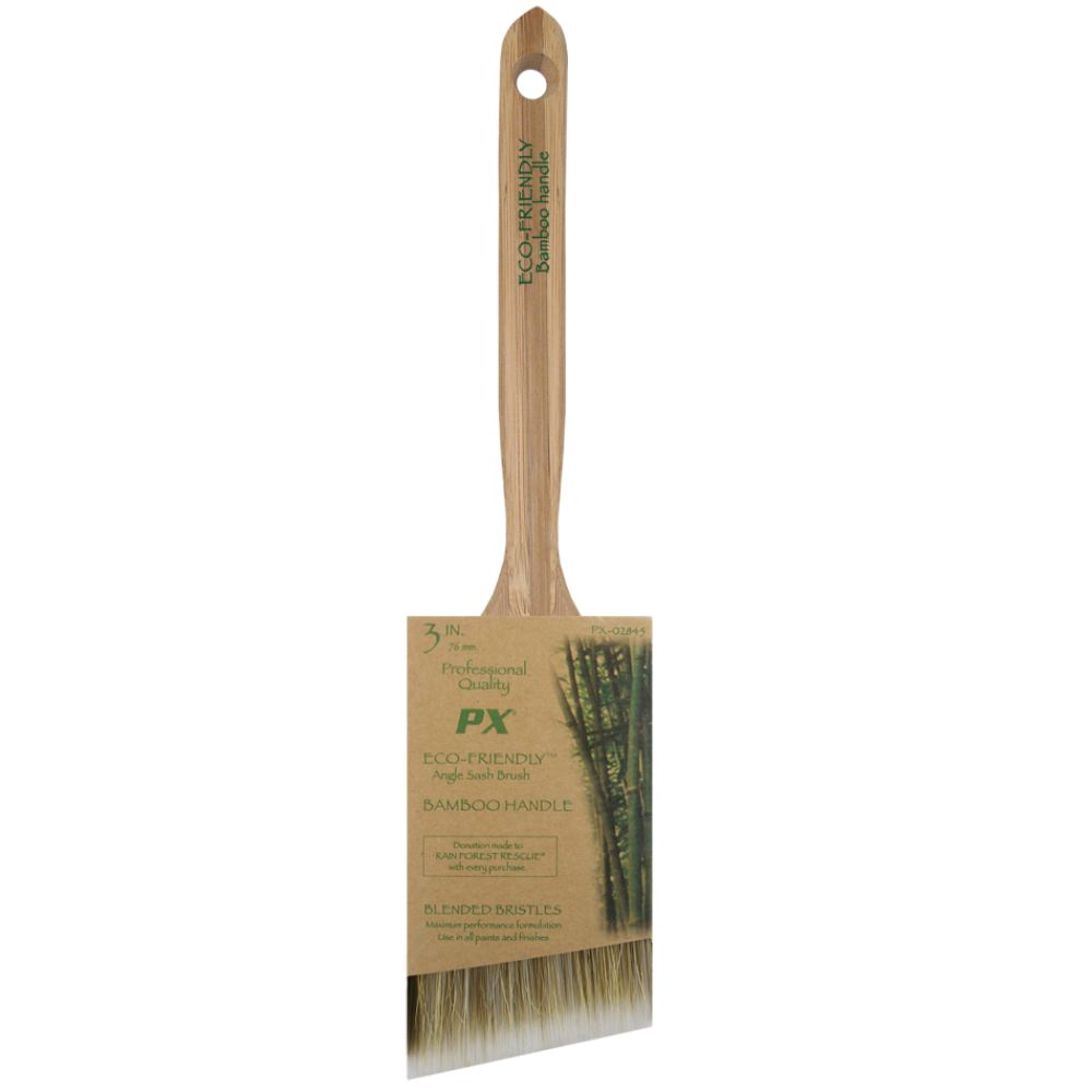 PX 3'' Eco Friendly Long Angle Sash Paint Brush