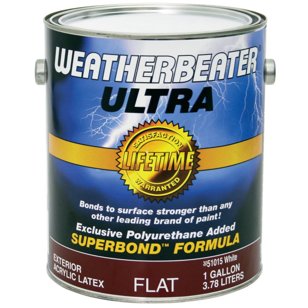 Weatherbeater Ultra Exterior Flat Paint 1 Gal Shop Your Way Online 